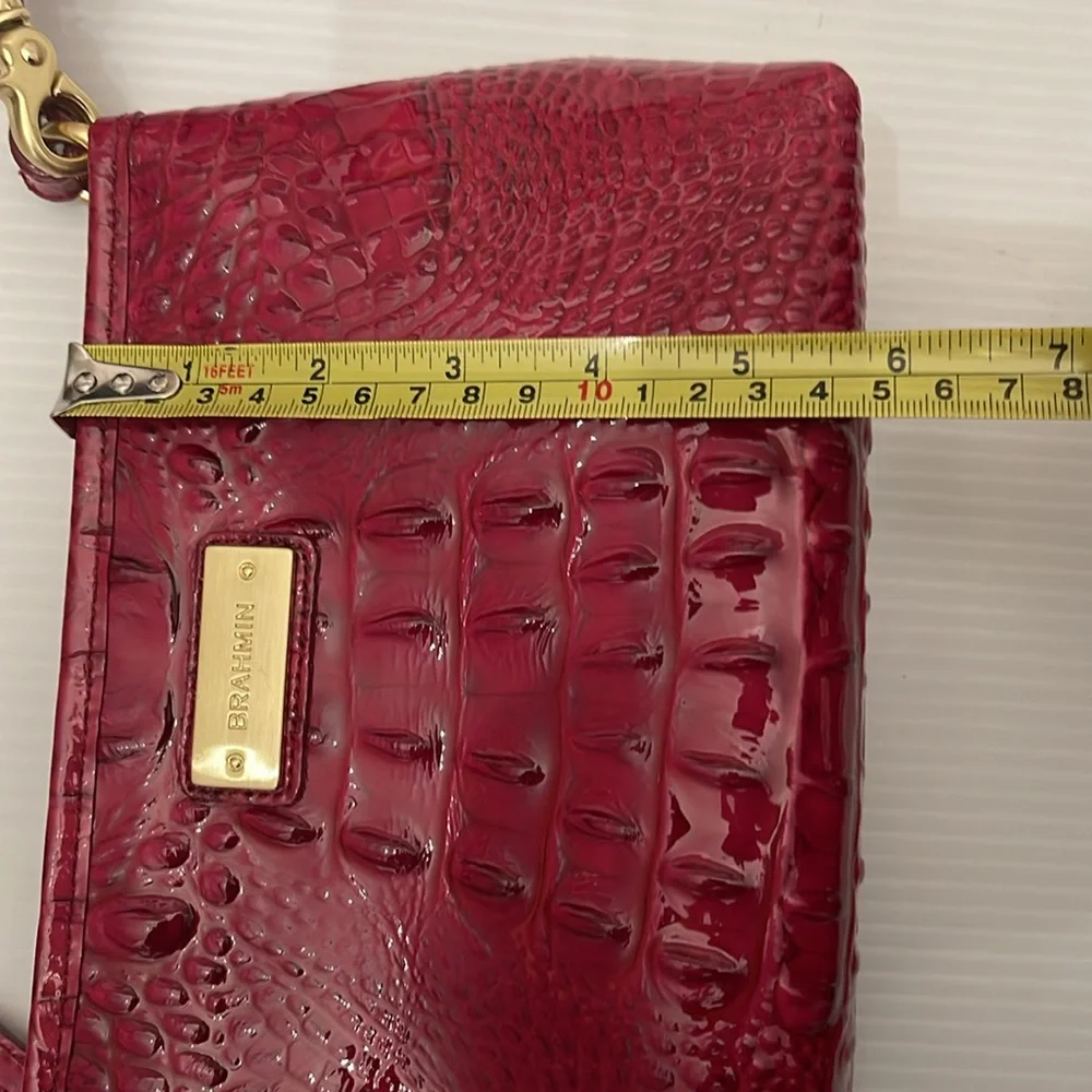 BRAHMIN LEATHER ANY TIME SHOULDER & WRISTLET WOMENS SIZE M - Picture 13 of 16